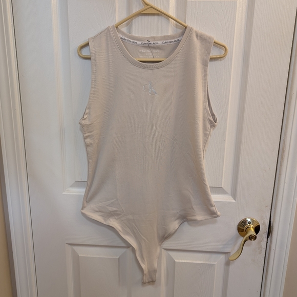 Calvin Klein Beige Bodysuit - Picture 1 of 5